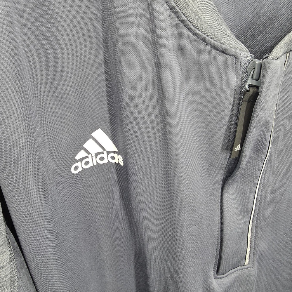 Adidas Fielder's Choice 2.0 Cage Batting Jacket Mens 4XLT 1/4 Zip Short Sleeve - Picture 3 of 8